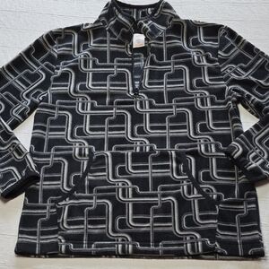 Joe Fresh Geometric Fleece Pullover Boys Size 14 (XL)